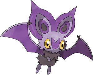 pokemon morado|pokémon murciélago morado.